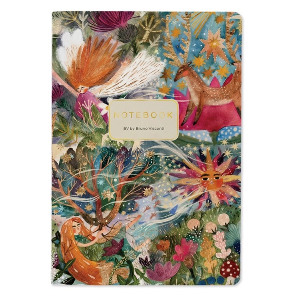 Electric Fantasy Notebook – BV Bruno Visconti – Vibrant Floral - Picture 2 of 5